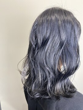 ヘアサロンエムフィス 池袋東口(HAIR SALON M Fe's) 透明感ブルーブラック