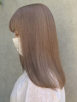 エリマ 調布(elima) ベージュカラーケアブリーチミルクティーベージュ20代30代