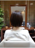 切りっぱなしボブ