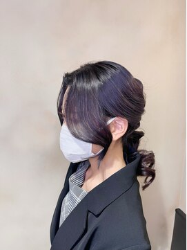 エヴリンアンドペイジ(Evelyn&paige) 結んでも可愛い韓国風サイドバング