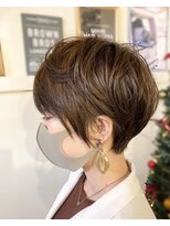 ジェルム ヘアーワークス(germe hair works)&nbsp;清潔感のあるカッコ可愛いショートスタイル★