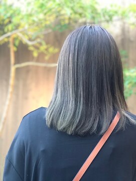ジョイヘアー 大在店(JOIE hair) 透け感ブルーベージュミディ#20代#30代#40代