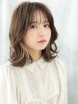 ドクターズ サロン ラブ(Dr's Salon LAB)&nbsp;イヤリングカラー外はねエアリーカールミディe古河20代30代40代