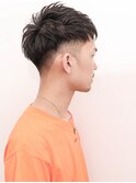 束感ショートマッシュパーマウルフ波巻きハイライト362