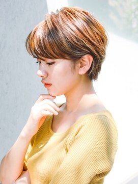ロンドアンメゾン 原宿(Lond un Maison.) ショート/顔周り/前髪カットブリーチなしハイトーンカラー[原宿]