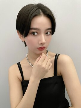 エトラ 渋谷店(etora) ★センターパート×ひし形ショートボブハンサムショート門口直詳