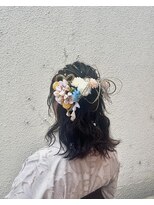 フラット(flat) はかまハーフアップ