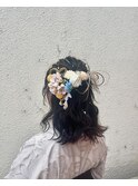 はかまハーフアップ