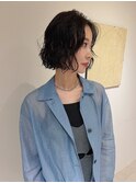 loose perm bob