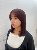 30代40代ショートボブウルフカットボブウルフ韓国ネビージュ