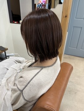 ニコ 四街道(nico) レイヤーボブ/チョコブラウン/四街道