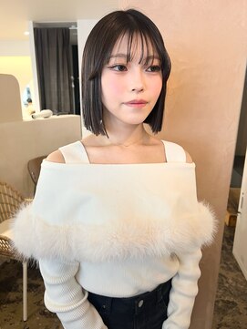 ユッカ 梅田(YUCCA) 【 YUCCA 】大人可愛い20代30代40代 フリンジボブ/切りっぱなし