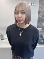 ソル ジングウマエ(SOL JINGUMAE)&nbsp;高橋龍哉/ハイトーンタッセルボブエンドカラー