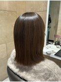切りっぱなしミディアム/ナチュラルブラウン
