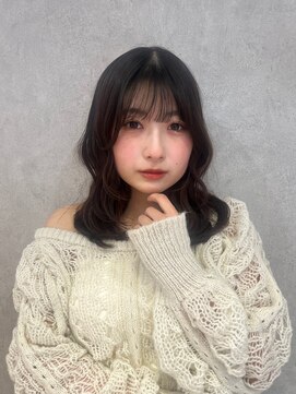 ロンド フィーユ(Lond fille) ミディアム×ウェーブ 艶髪