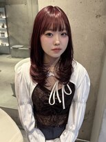 ニール(nier) ミディアムレイヤーウルフレイヤー韓国ヘア広島美容院
