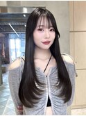 韓国ヘア ワンホンヘア くびれヘア レイヤーカット