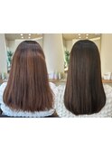 縮毛矯正beforeafter