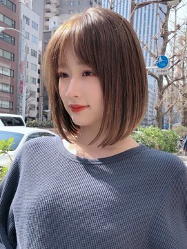 サンド 池袋(sand) ボブ/長めボブ/グレージュ