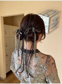 お呼ばれヘアアレンジ♪