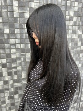 エニー(ENi) くびれヘア/アプリコットオレンジ/ハイライトカラー/辻堂