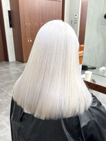 ニコ トウキョウ 渋谷(nico TOKYO)&nbsp;ホワイトカラーダブルカラー/ケアブリーチ/ハイトーン