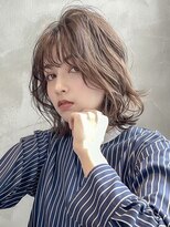 ギークス(GEEKS)&nbsp;【GEEKS渋谷】パーマ風ボブ/秋冬カラー/ココアブラウン/20代30代