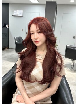 フィーネ 柏(Fi-Ne) ボルドーピンクカラー/ケアブリーチ/プルエクステ/柏