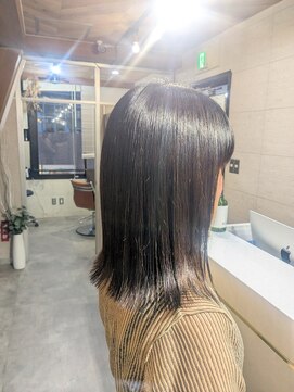 ストレートヘア