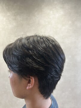 ルアン(LOUEN) ツーブロック+ニュアンスパーマ