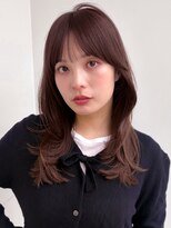 ラフ フロム ガーデン(Laf from GARDEN) ミディアム/レイヤーカット/顔周りカット/ベージュ/透明感カラー