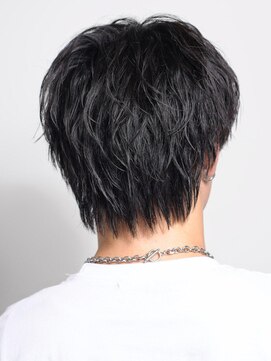 リップス 心斎橋(LIPPS) センターパートツイストスパイラル黒髪ツーブロックコンマバング