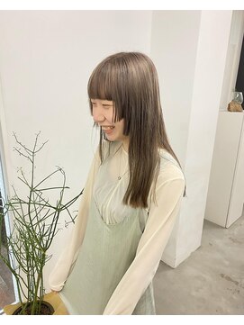 キーパーソン(kii person) kii person × ミルクティーベージュ　ステップカット