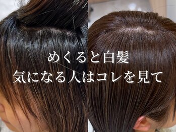 サンド 名古屋(sand)の写真/<大人女性のお悩みを解決>白髪を隠すのではなく活かす、白髪ぼかしハイライトなら"sand"へ*[名古屋駅]