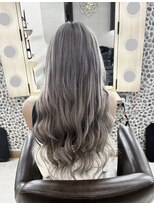 ブロッサム ヘアデザイン(blossom) ブリーチカラーエクステ