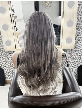 ブロッサム ヘアデザイン(blossom) ブリーチカラーエクステ