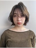 人可愛いラフパーマ風外ハネボブ