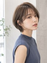 ウィールール 手稲店(WE RULE) 20代・30代 外国人風ハイライトくびれショート×白髪ぼかし