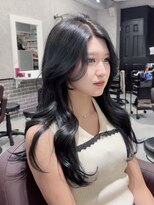 アウラ 近鉄八尾駅前店(Aura)&nbsp;韓国レイヤー/ブルーブラック/髪質改善/八尾