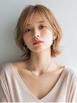 ロッソ 大橋店(Rosso) ベージュの軽やかショートウルフ【大橋】