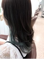 クイーンズゲート 昭和パレス店 グリーンインナーカラー