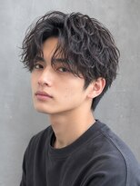 レイ バイ セブンルックス 宇都宮鶴田店(Lay by 7LOOKS)&nbsp;センターパートのシャドウパーマ