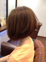 ヘアー サロン アットシュシュ(Hair Salon At'shushu)&nbsp;小顔補正立体カットでふんわり前下がりボブ♪