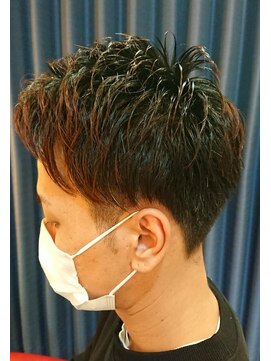 スタジオ ジョイ STUDIO Joy 下垂木店 メンズショートツーブロック/センターパート/サイドパート