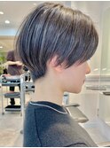 大人可愛い20代30代40代前下がりショートボブ【GRAFF銀座】