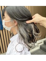 アクト(ACT)&nbsp;インナーカラー/イヤリングカラー/ホワイトグレー