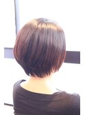 丸みショートボブ