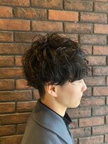 ノーブルヘアー(NOBLE HAIR) ツーブロックのマッシュパーマ