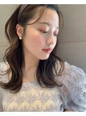 [THREEbykeep関谷]韓国風レイヤー☆ミディアムスタイル