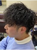 ナチュラル×束感☆爽やかマッシュ サイドパートショート